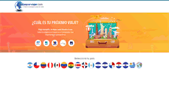 Desktop Screenshot of estasporviajar.com